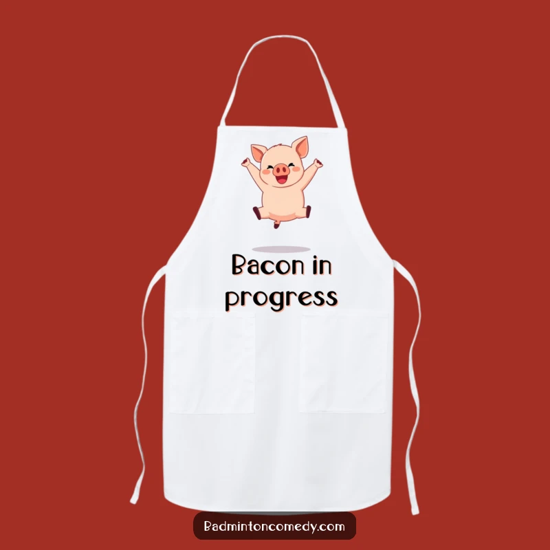 Funny Pig Basketball Apron: Kitchen Court Fun for Chefs