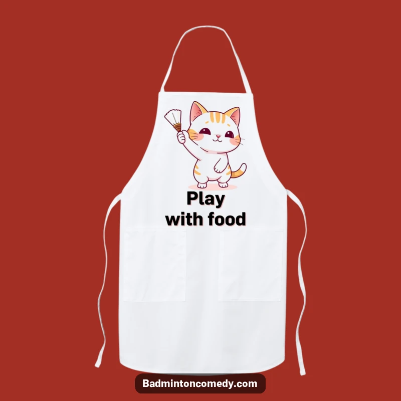 Funny Cat Kitchen Paw-ty Apron - Chef's Humorous Feline Gear