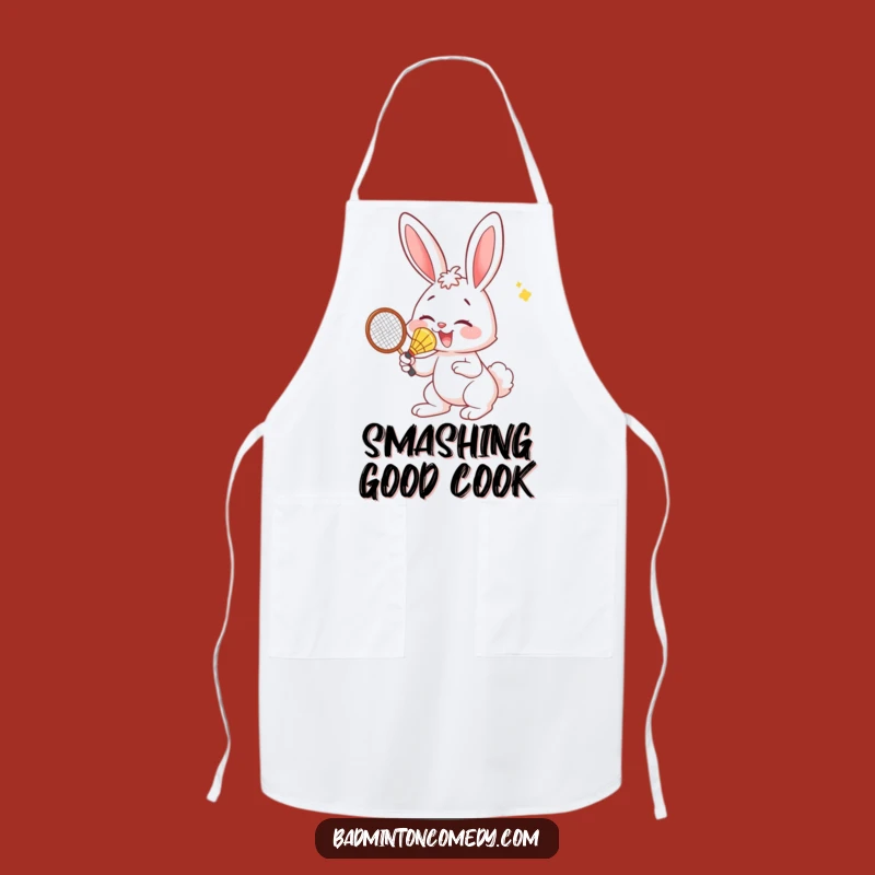 Funny Bunny Nose Badminton Apron: Cook and Laugh in Style