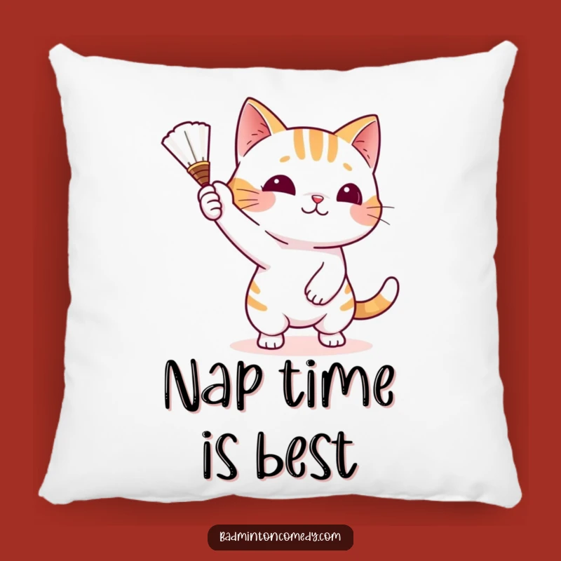 Funny Cat Pounce Pillow - Soft & Comforting Feline Humor