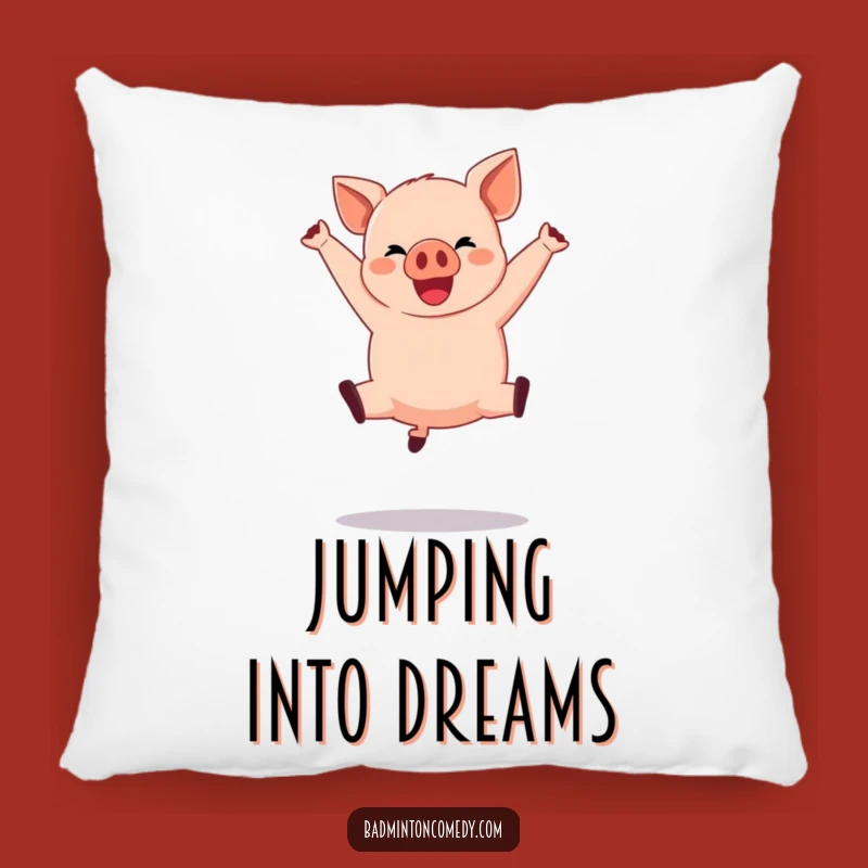 Funny Pig Basketball Pillow: Comfy Court Celebration Cushion