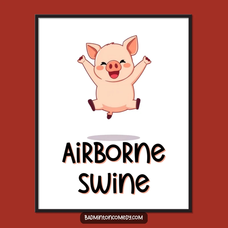 Funny Pig Basketball Digital Art: Printable High-Flying Fun