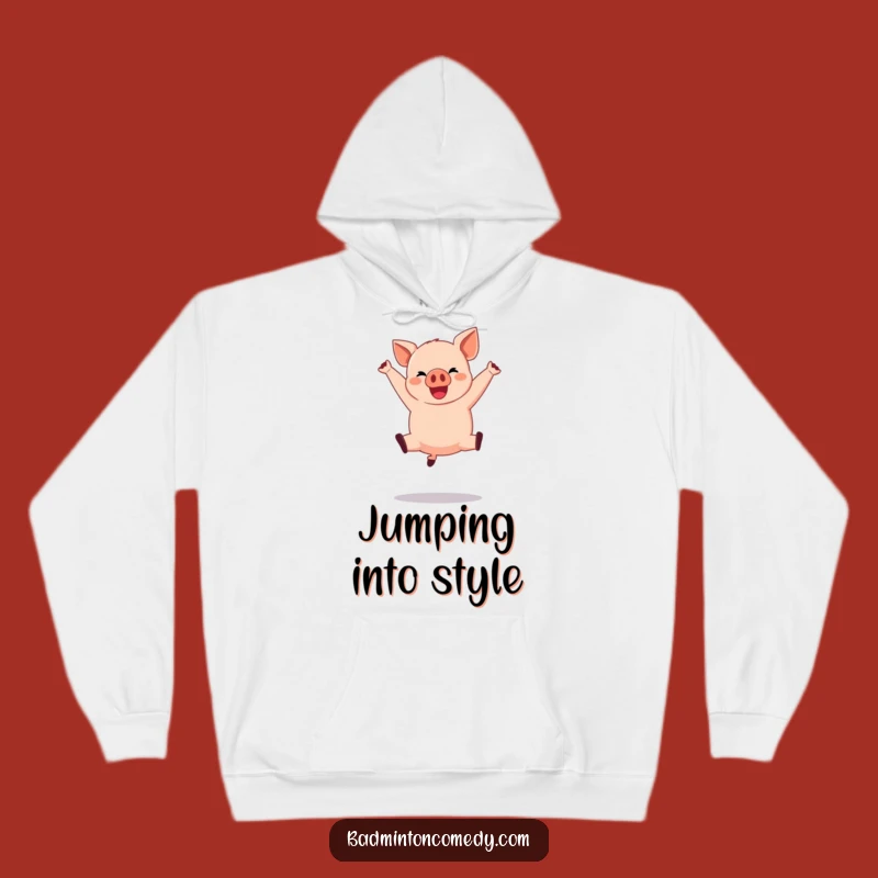 Funny Pig Basketball Hoodie: Cozy Comfort for High Flyers
