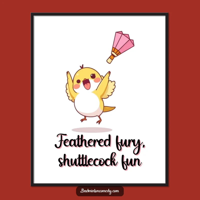 Free Printable Wall Art: Energetic Bird Smash, Humorous Downloadable Decor