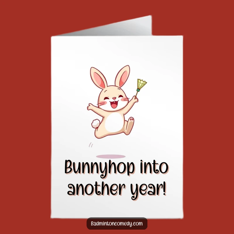 Free Printable Birthday Card: Funny Rabbit Aces Gift, Perfect Downloadable Cheer