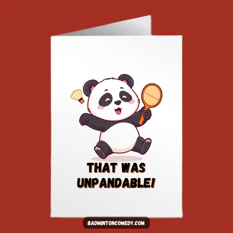 Free Printable Congrats Card: Panda's Rally! Funny Downloadable DIY Gift.