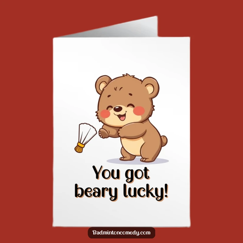 Free Printable Congrats Card: Bear Cub's Best Effort, Joyful Downloadable Win