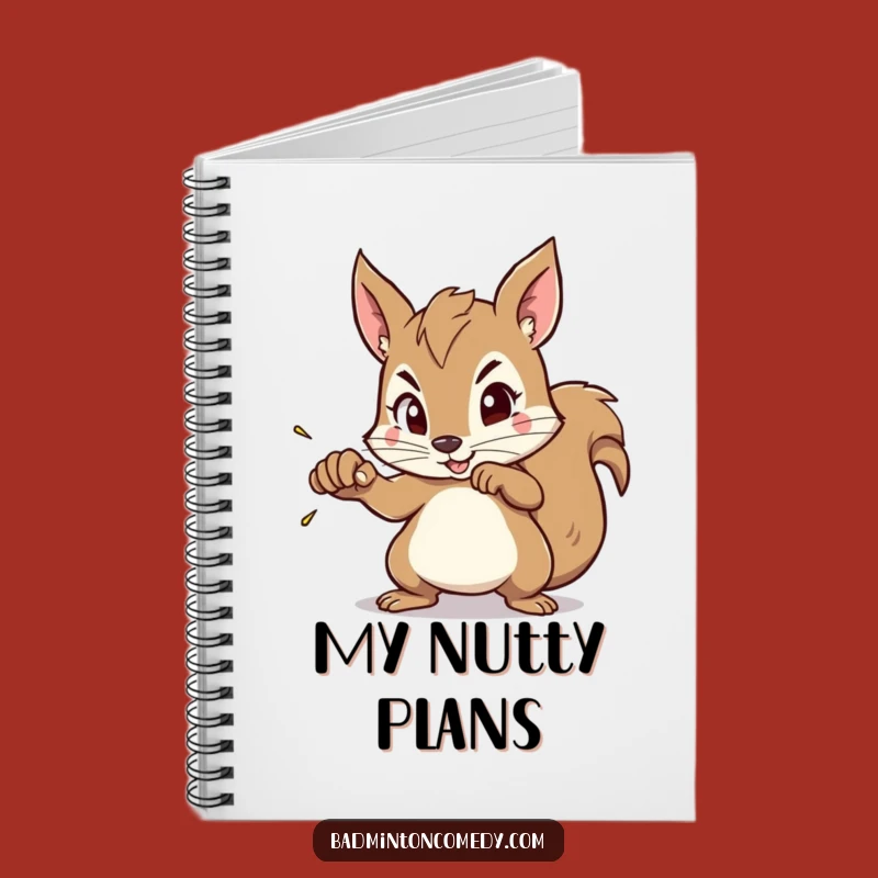 Funny Squirrel Focus Notebook - Journal Strategy with Hilarious Cover